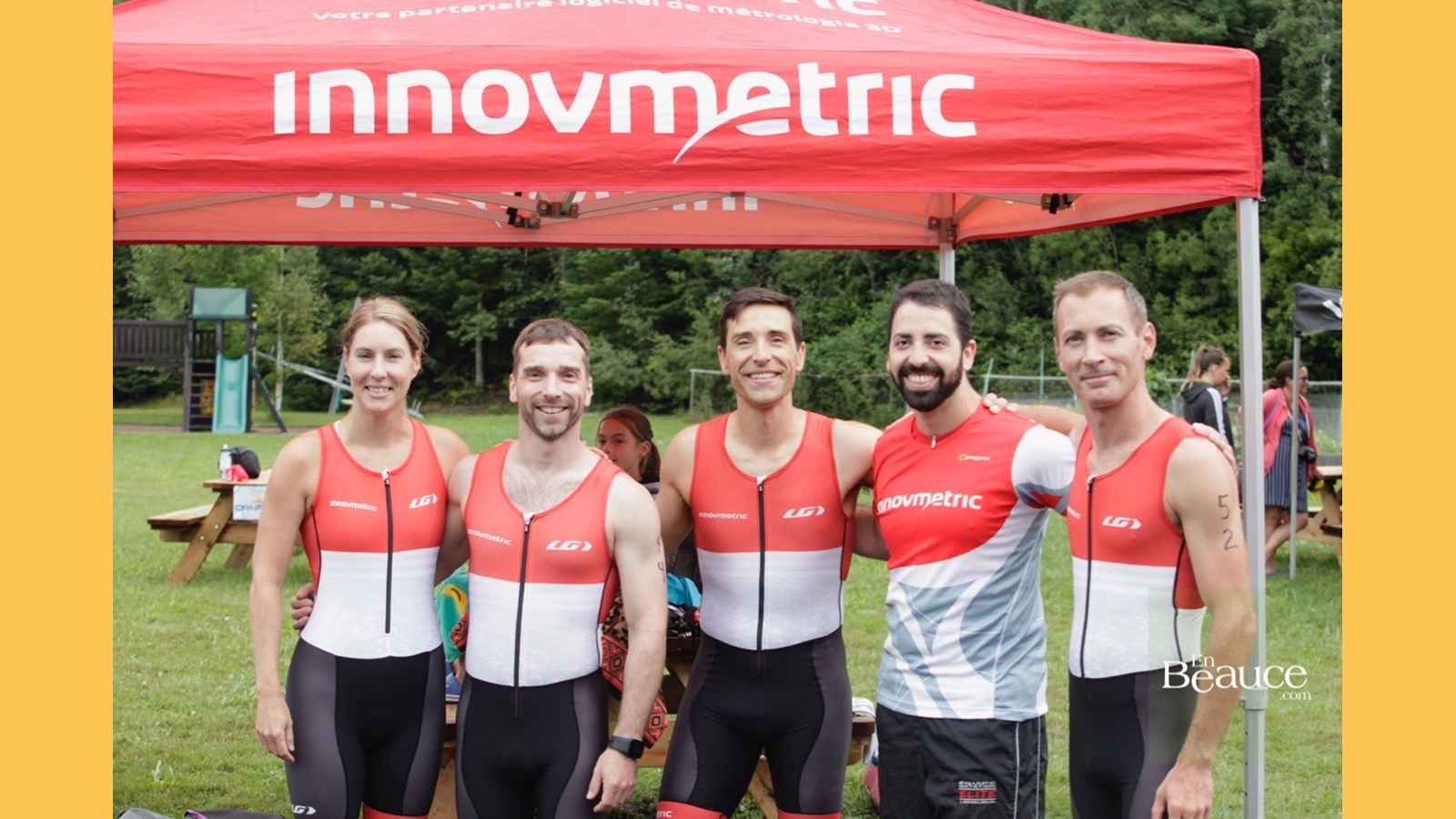 EN IMAGES : le triathlon du Lac-Poulin (partie nage)