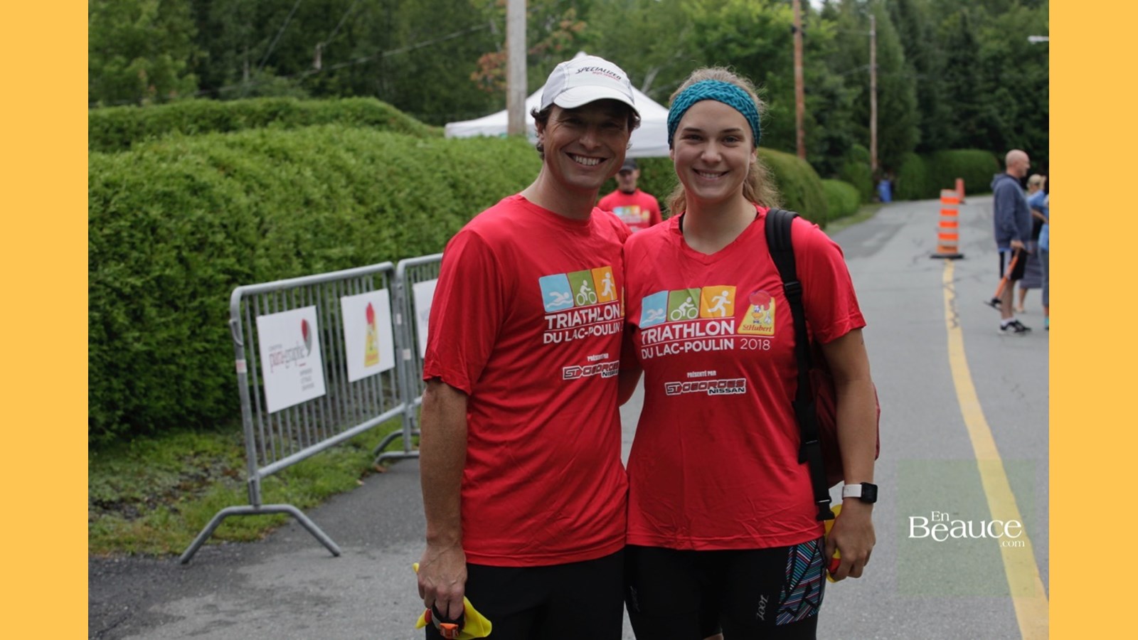 EN IMAGES : le triathlon du Lac-Poulin (partie nage)
