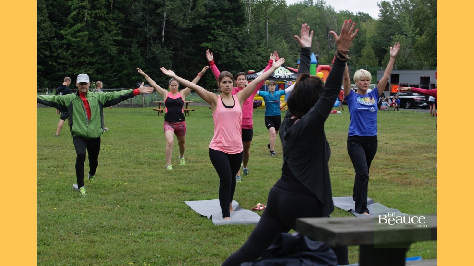 EN IMAGES : le triathlon du Lac-Poulin (partie nage)