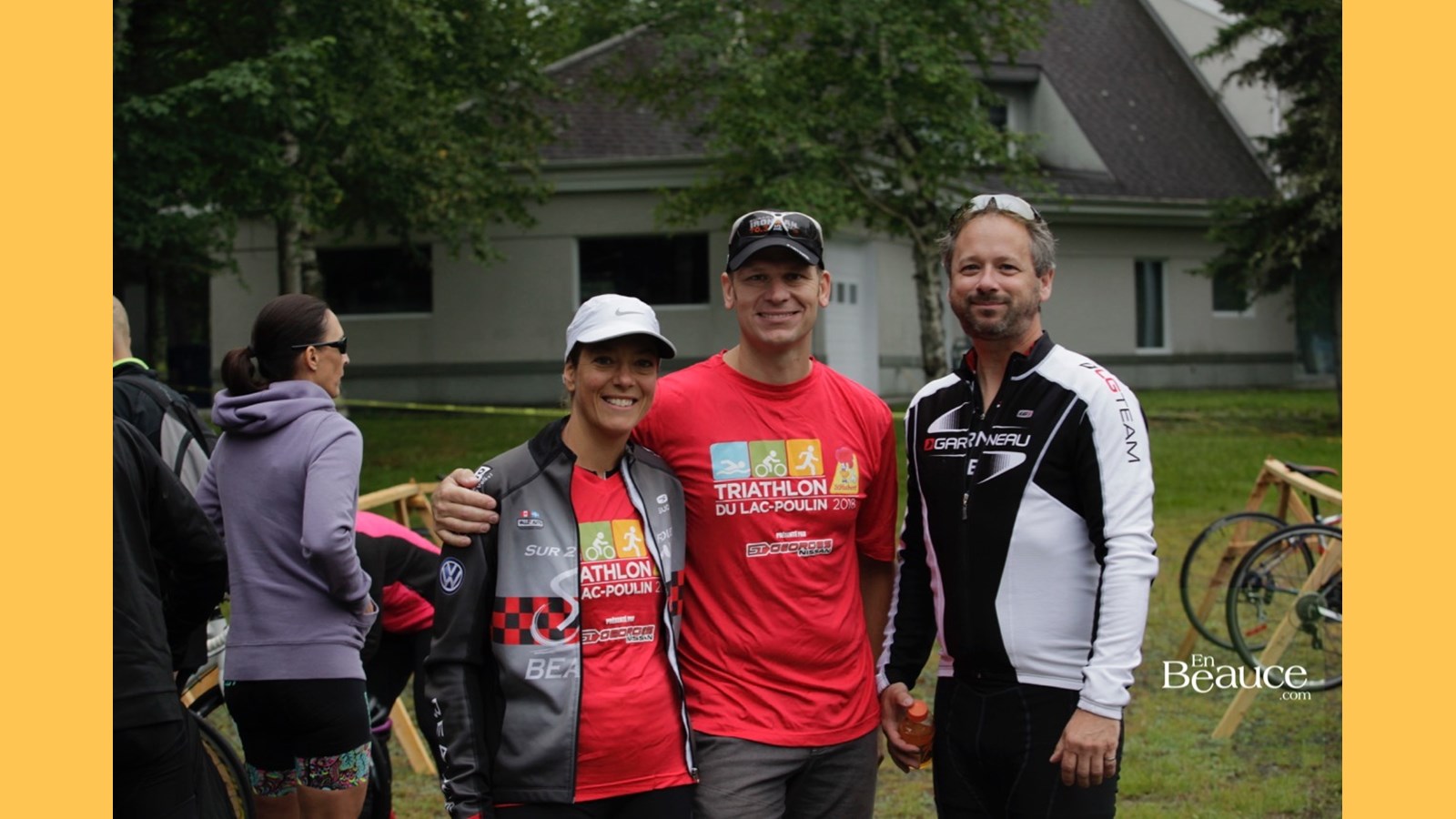 EN IMAGES : le triathlon du Lac-Poulin (partie nage)