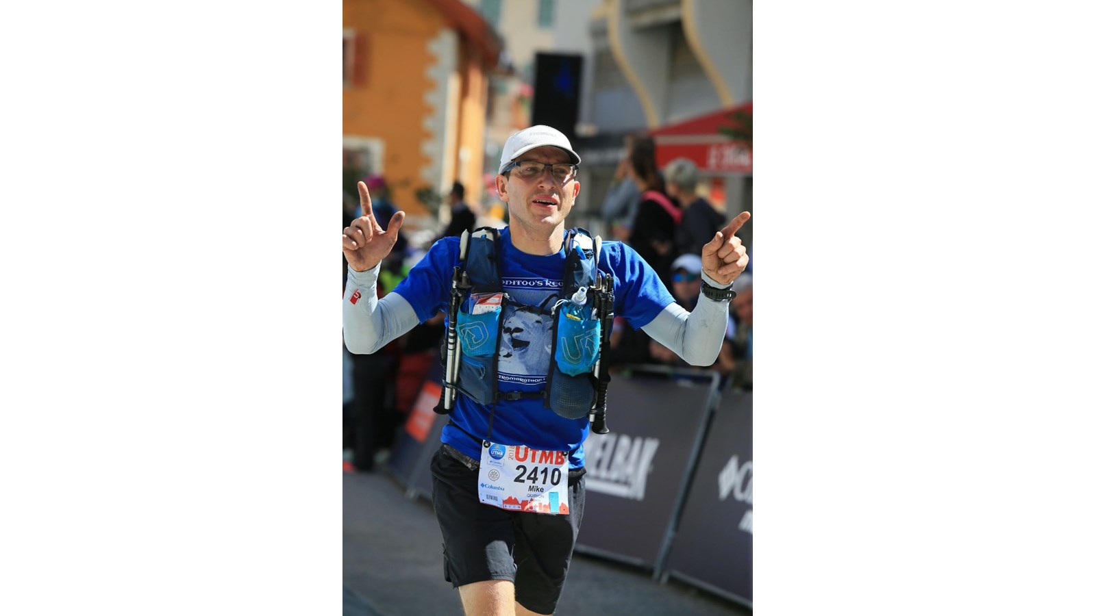 Originaire de la Beauce, il termine une course de 46h dans les Alpes