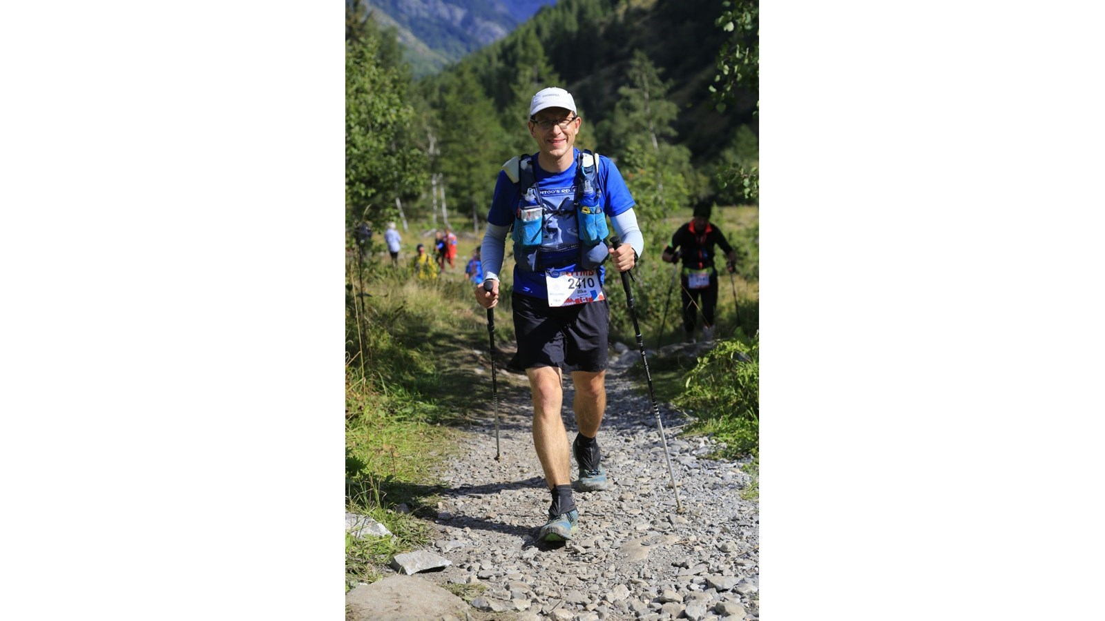 Originaire de la Beauce, il termine une course de 46h dans les Alpes