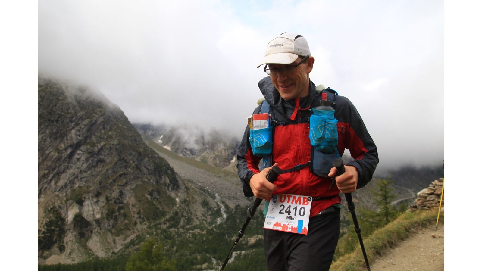 Originaire de la Beauce, il termine une course de 46h dans les Alpes