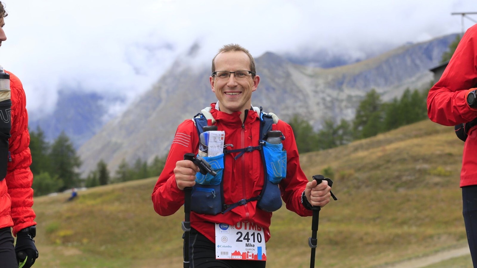 Originaire de la Beauce, il termine une course de 46h dans les Alpes