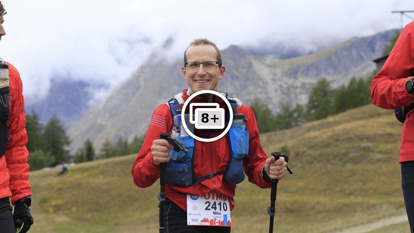Originaire de la Beauce, il termine une course de 46h dans les Alpes