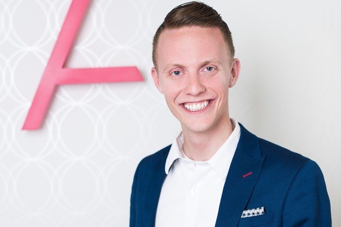 Alexandre Toulouse de l'entreprise ANA, finaliste régional en 2015