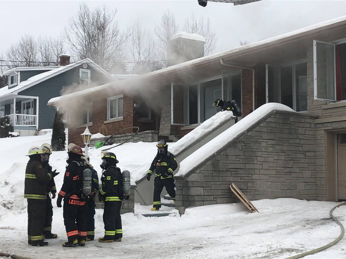 Un feu de résidence en cours à Saint-Georges
