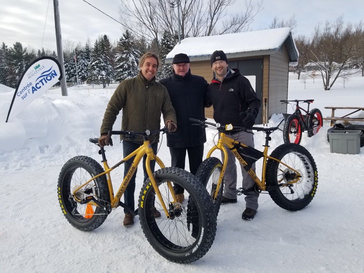 Mario Huot, François Veilleux et Martin-Frederic Berthiaume