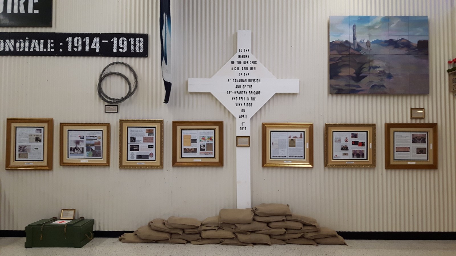 La croix de Vimy oeuvre de Daphnée Thibodeau