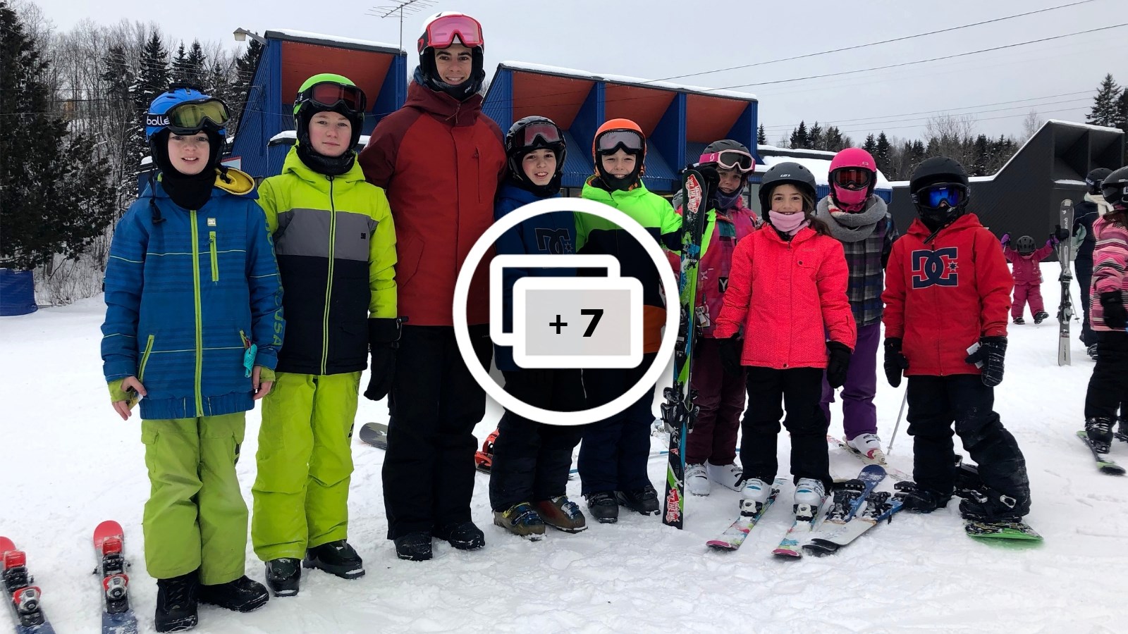 Éliot Grondin rencontre ses fans au Centre de ski de Saint-Georges