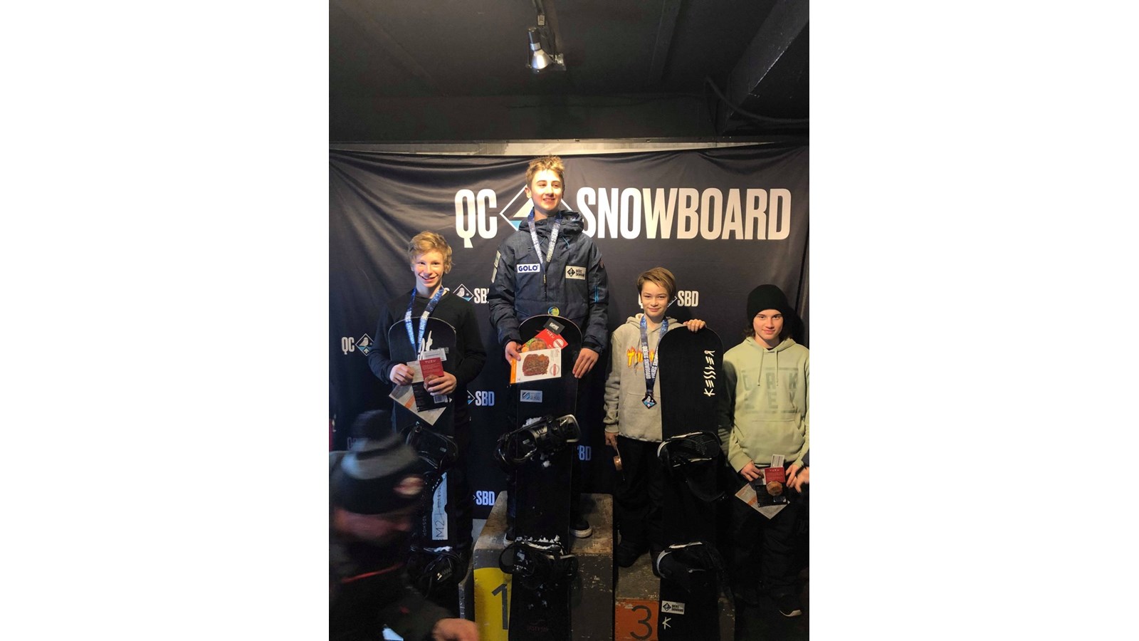 L’équipe Mont Orignal était en compétition provinciale lors du dernier week-end au Centre de Ski Bromont.