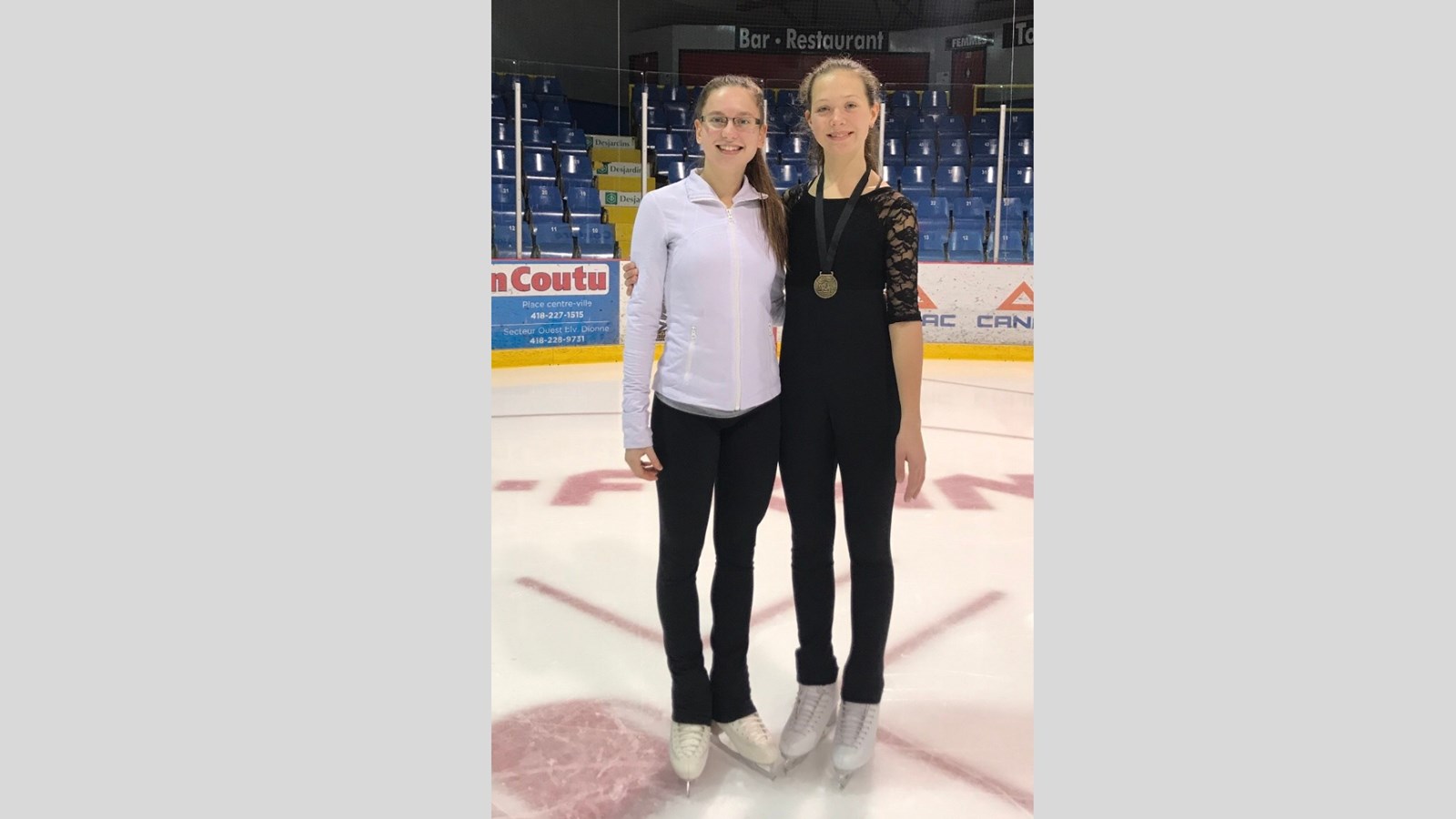 Noémie Groleau et Sarah-Michèle Morin du CPA Saint-Georges