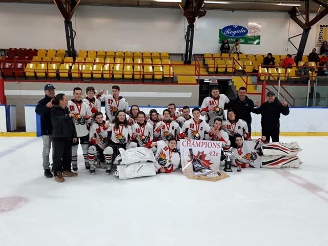Le midget A du Regroupement BC-SG ont remporté les honneurs