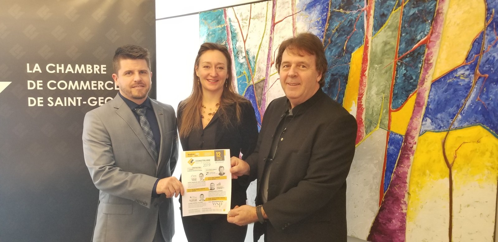 Olivier Morin, Bianka Champagne et Richard Moreau