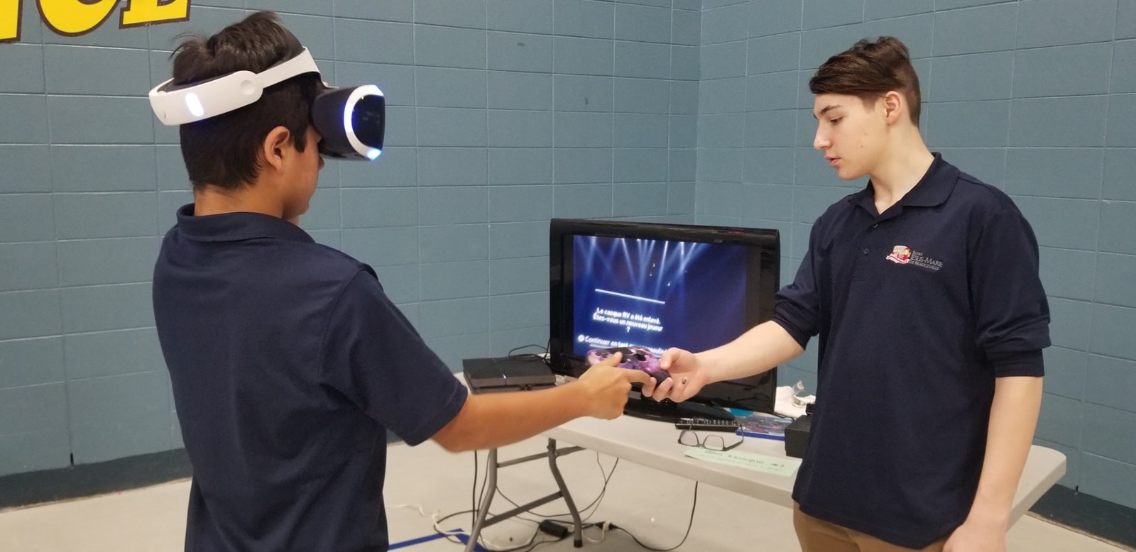 Un kiosque sur la réalité virtuelle