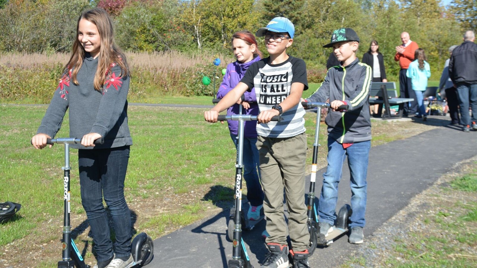 Les 76 élèves de l'école des Appalaches pourront se servir du circuit.