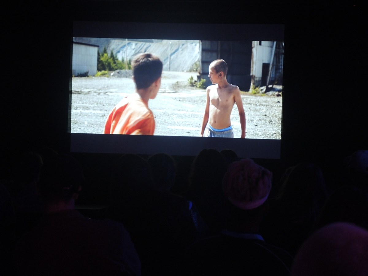 Lors de la projection du film « Fauve » de Jeremy Comte.