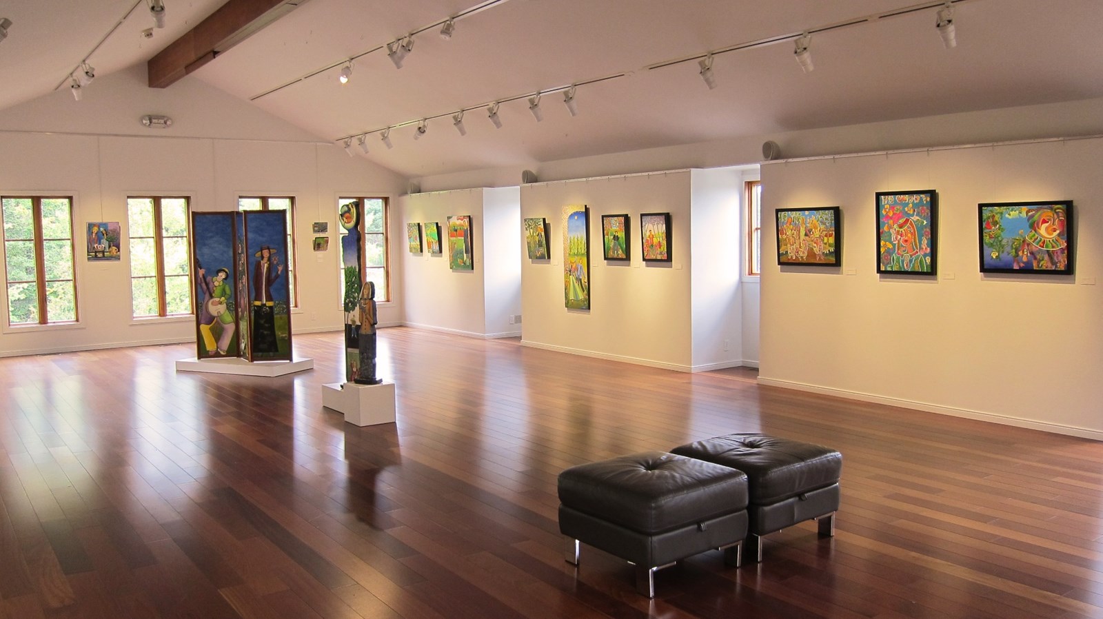 Aperçu de l’exposition de Renald Brisebois, à la salle Pierre-Beaudoin.