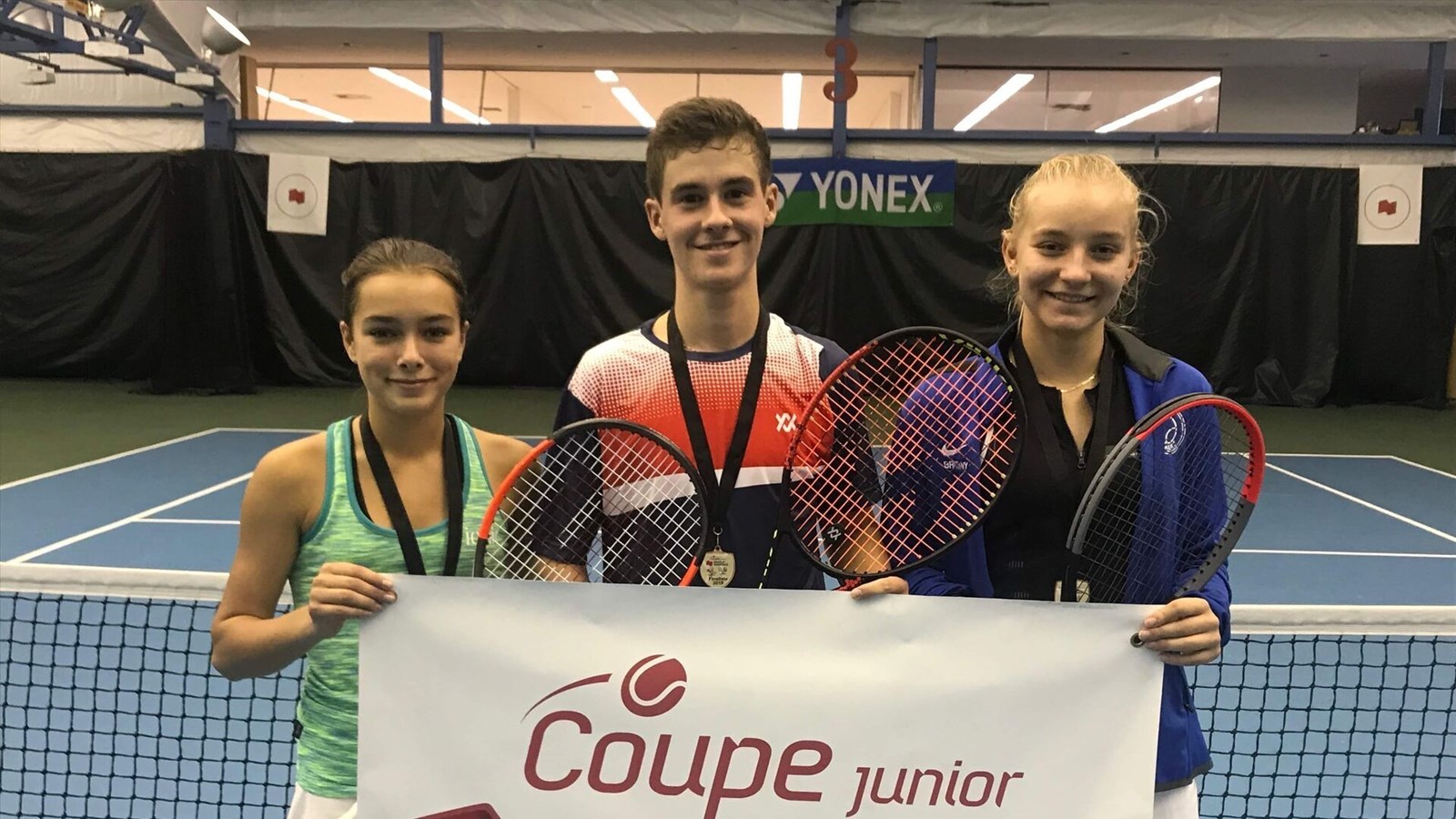 Alizée Poulin, Jean-Gabriel Bernard et Britany Daigle