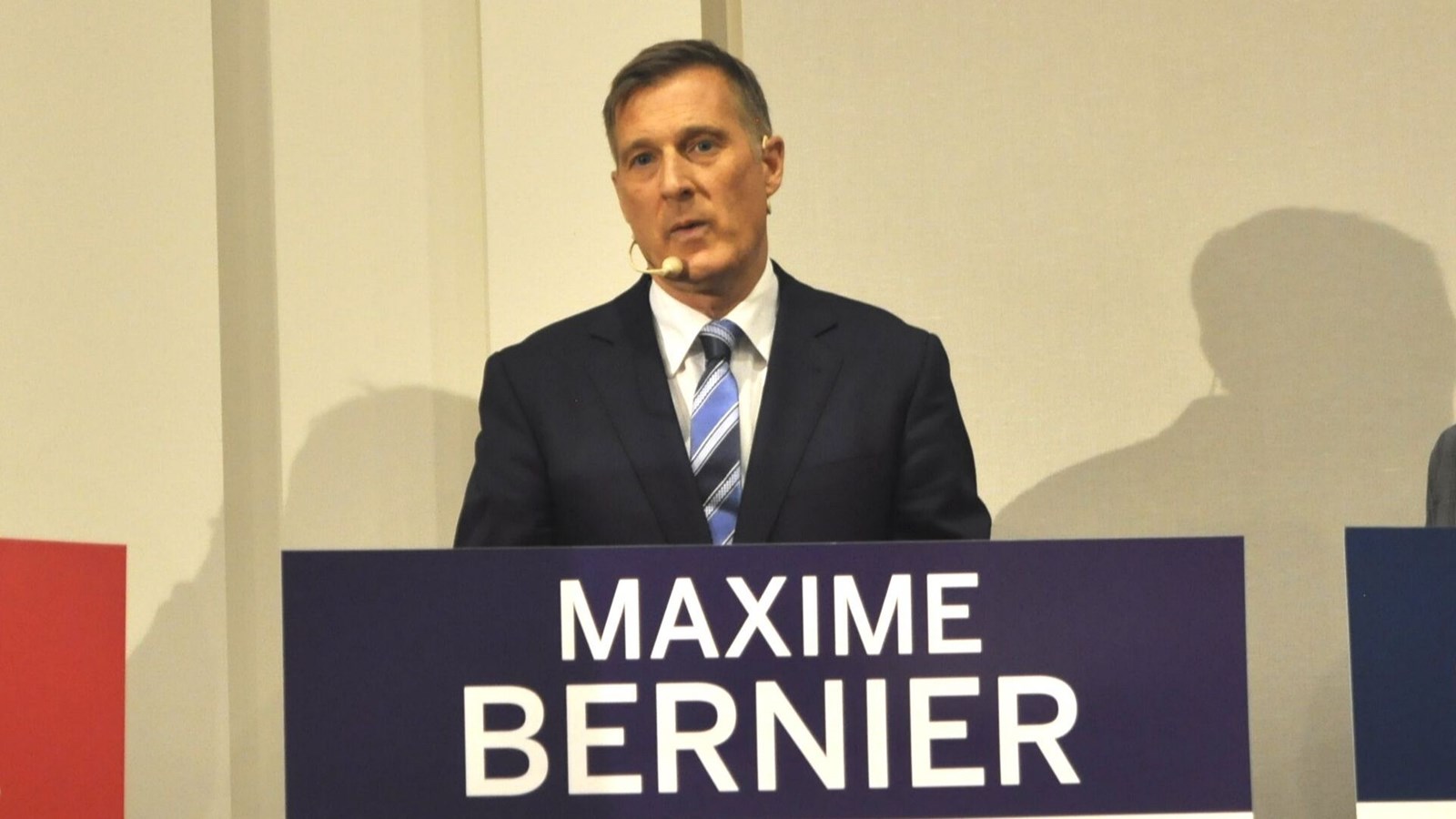 Le chef du Parti populaire du Canada, Maxime Bernier