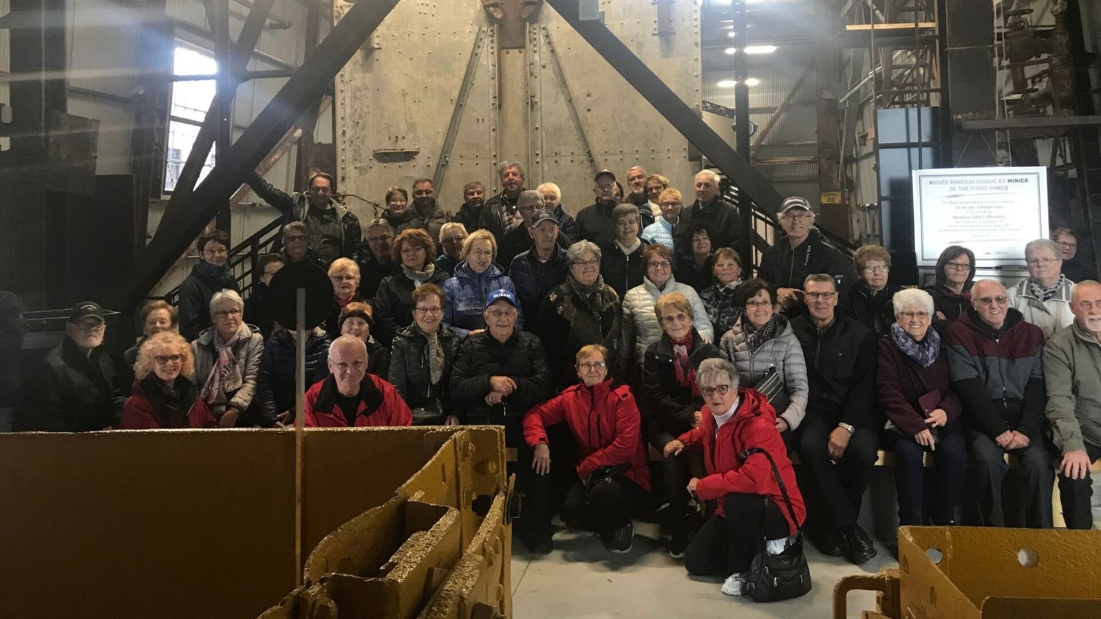 Visite de l'ancienne mine d'amiante KB3