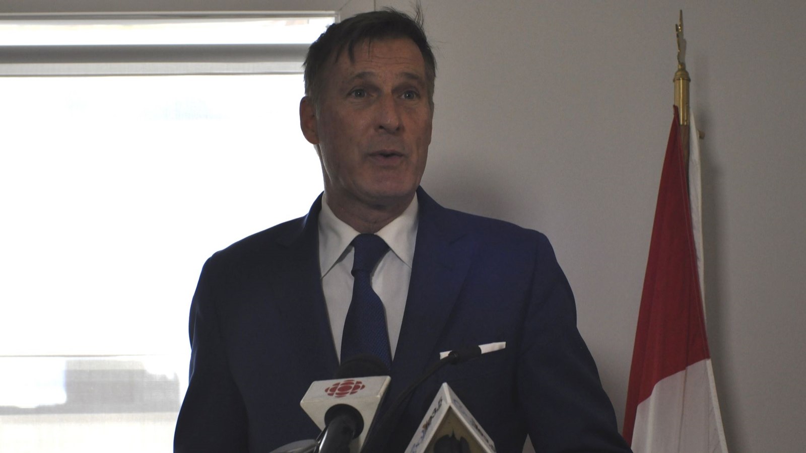 Le chef du Parti populaire du Canada, Maxime Bernier