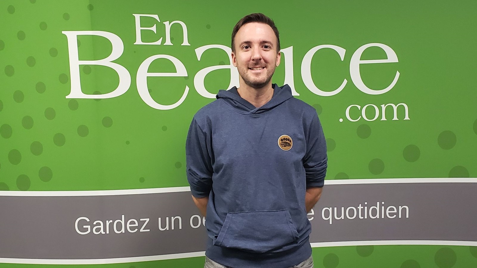 Le candidat du Bloc québécois, Guillaume Rodrigue