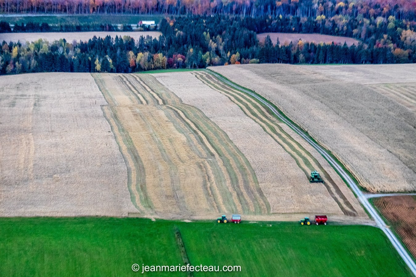 Un point de vue différent de notre belle Beauce l'automne