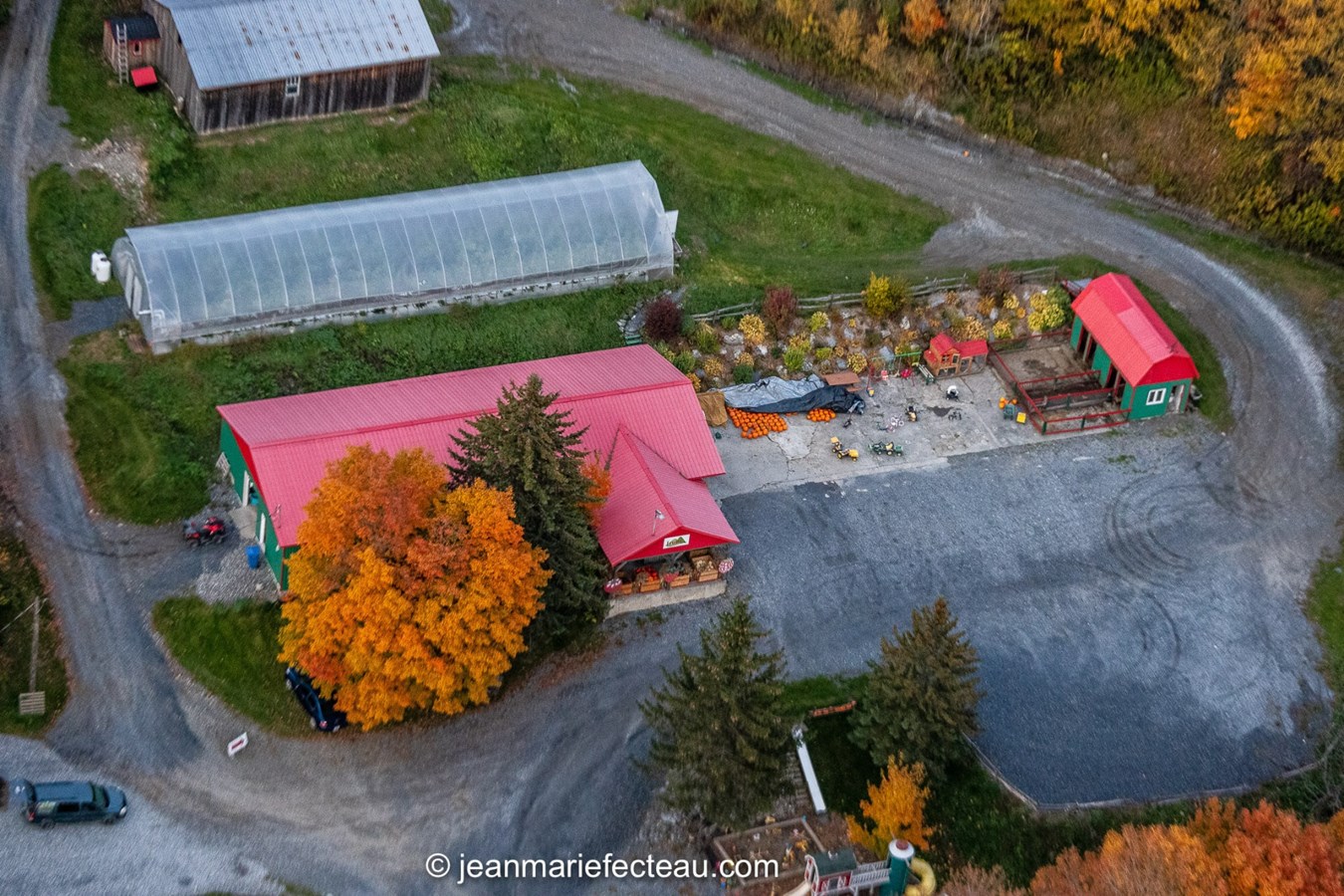 Un point de vue différent de notre belle Beauce l'automne