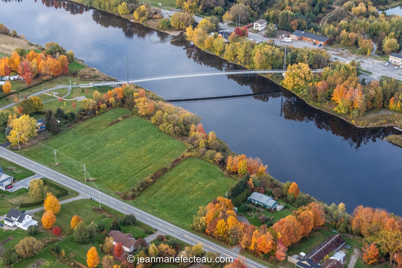 Un point de vue différent de notre belle Beauce l'automne