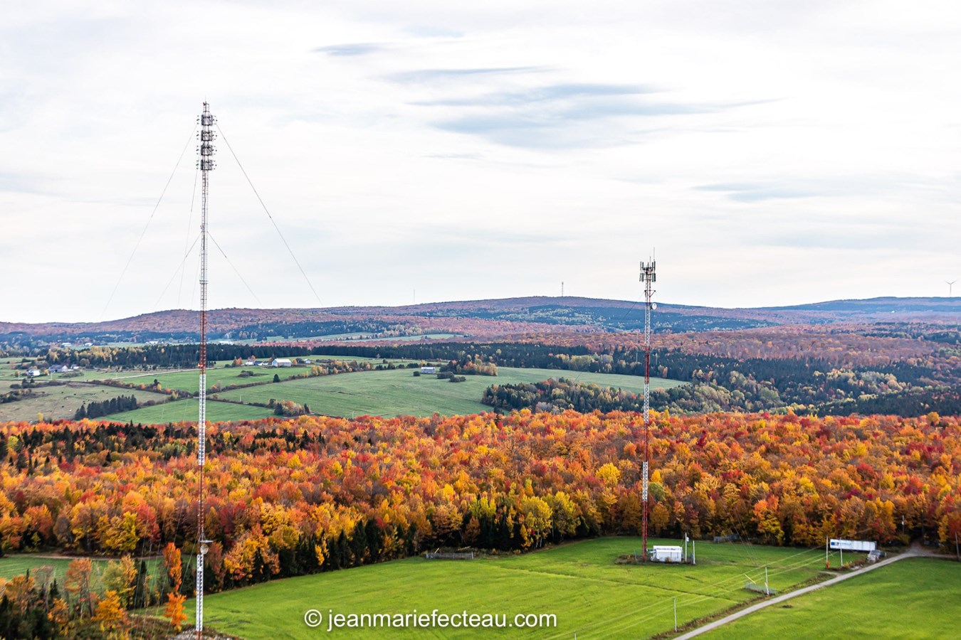 Un point de vue différent de notre belle Beauce l'automne