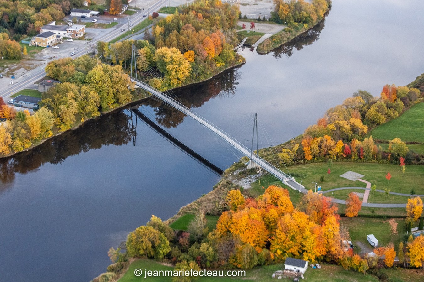 Un point de vue différent de notre belle Beauce l'automne