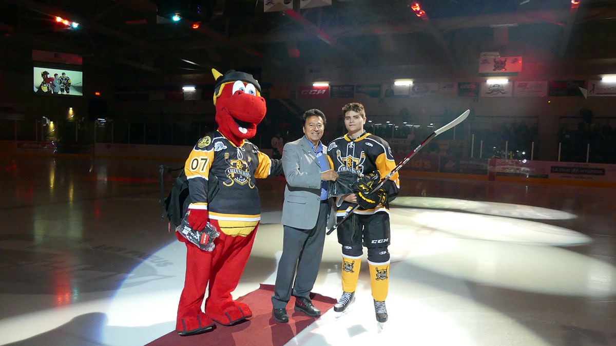 Joueur CCM défensif des Chevaliers pour septembre : Pier-Olivier Roy