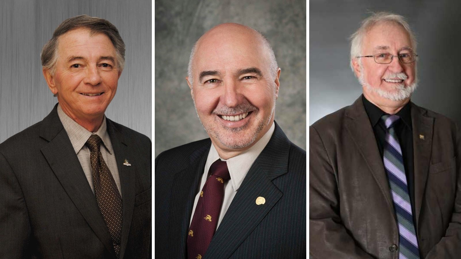 De gauche à droite : M. Charles-Henri Lecours, M. Denis Langlois et M. Alain Grenier