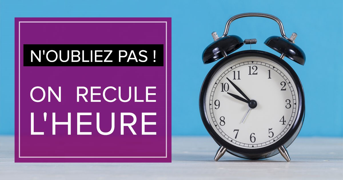 Retour à l'heure normale : une heure de sommeil de plus !
