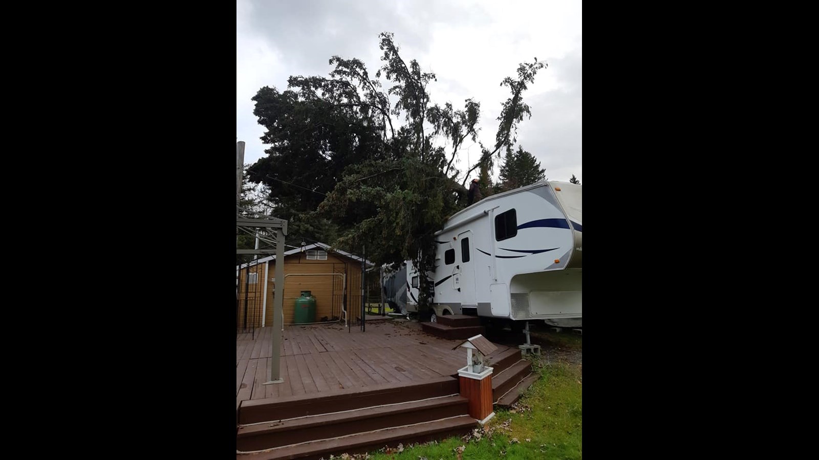 Photo-reportage : les dégats causés au camping La Roche D'or