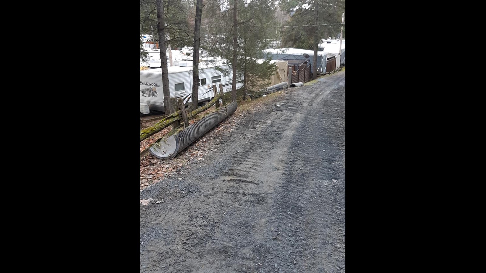 Photo-reportage : les dégats causés au camping La Roche D'or