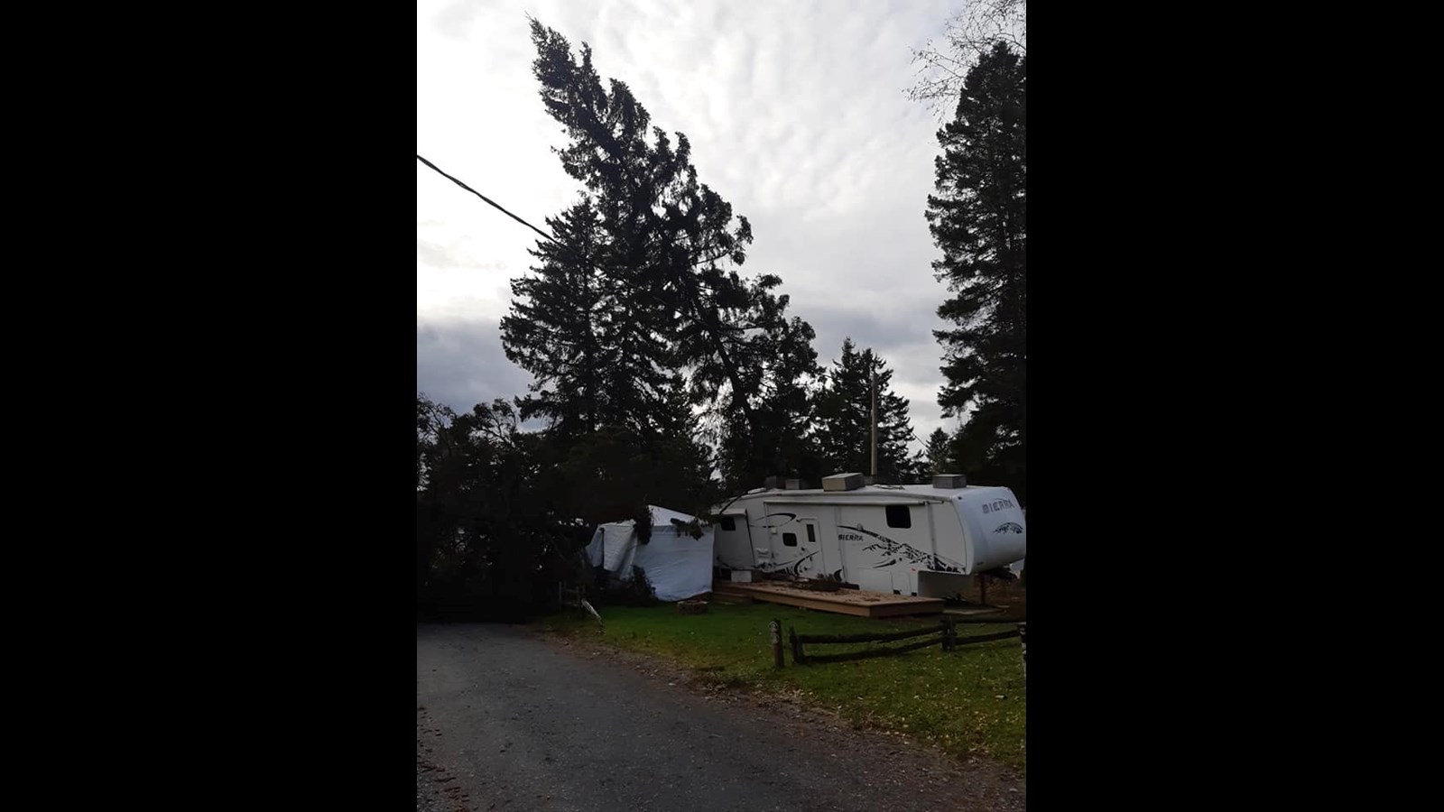Photo-reportage : les dégats causés au camping La Roche D'or