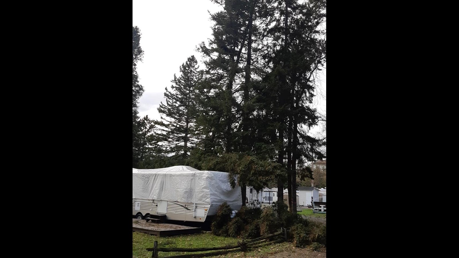 Photo-reportage : les dégats causés au camping La Roche D'or