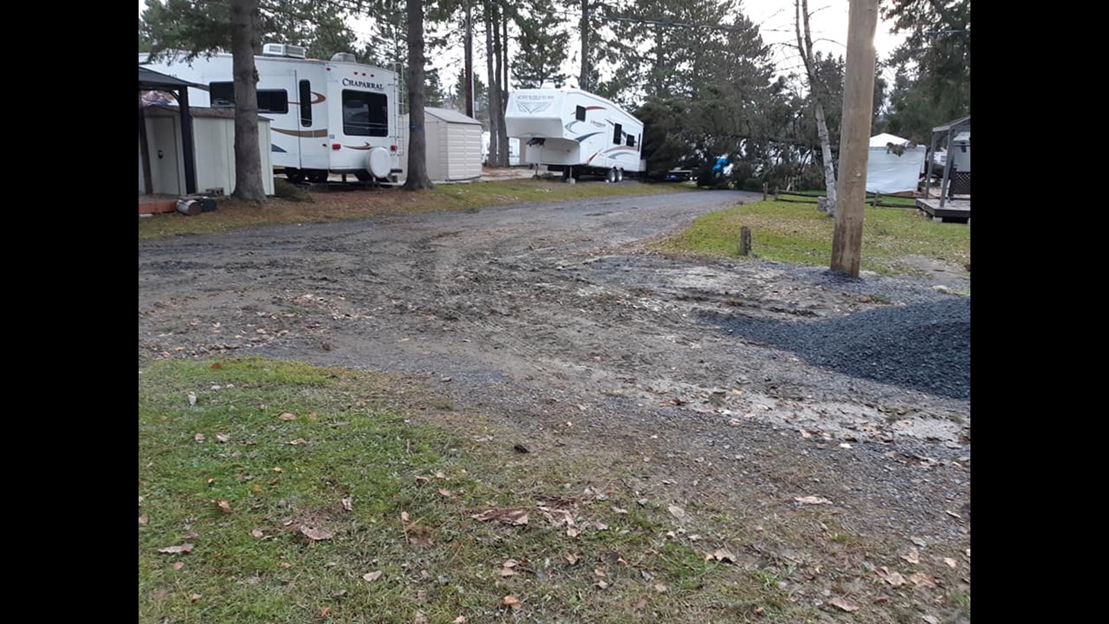 Photo-reportage : les dégats causés au camping La Roche D'or