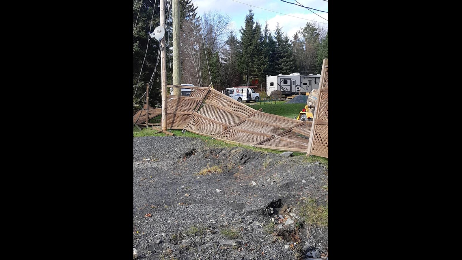 Photo-reportage : les dégats causés au camping La Roche D'or