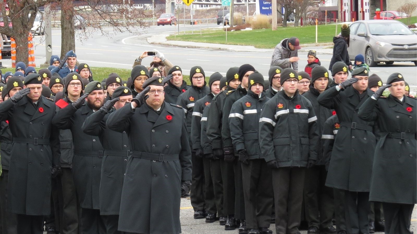 235 cadets font leur devoir de mémoire