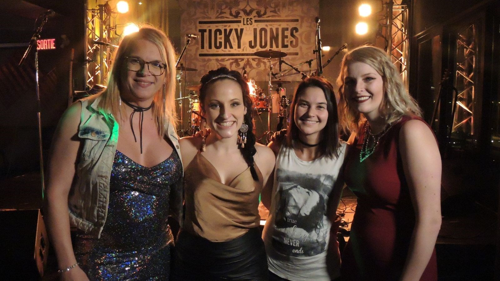 Michelle Lambert, Johanne Aubé, Rachelle Hardy-Berlinguet et Vicky Vachon.
