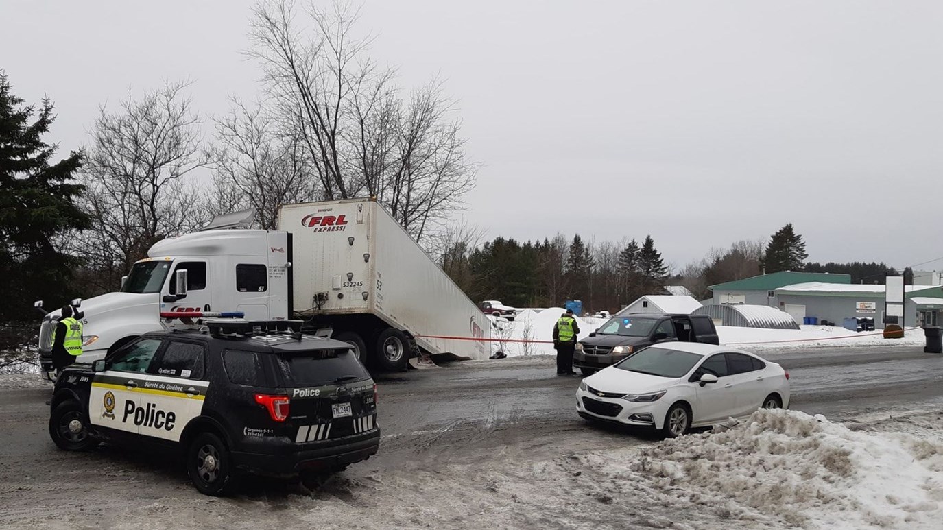 Accident mortel sur la Route 173 à Saint-Georges