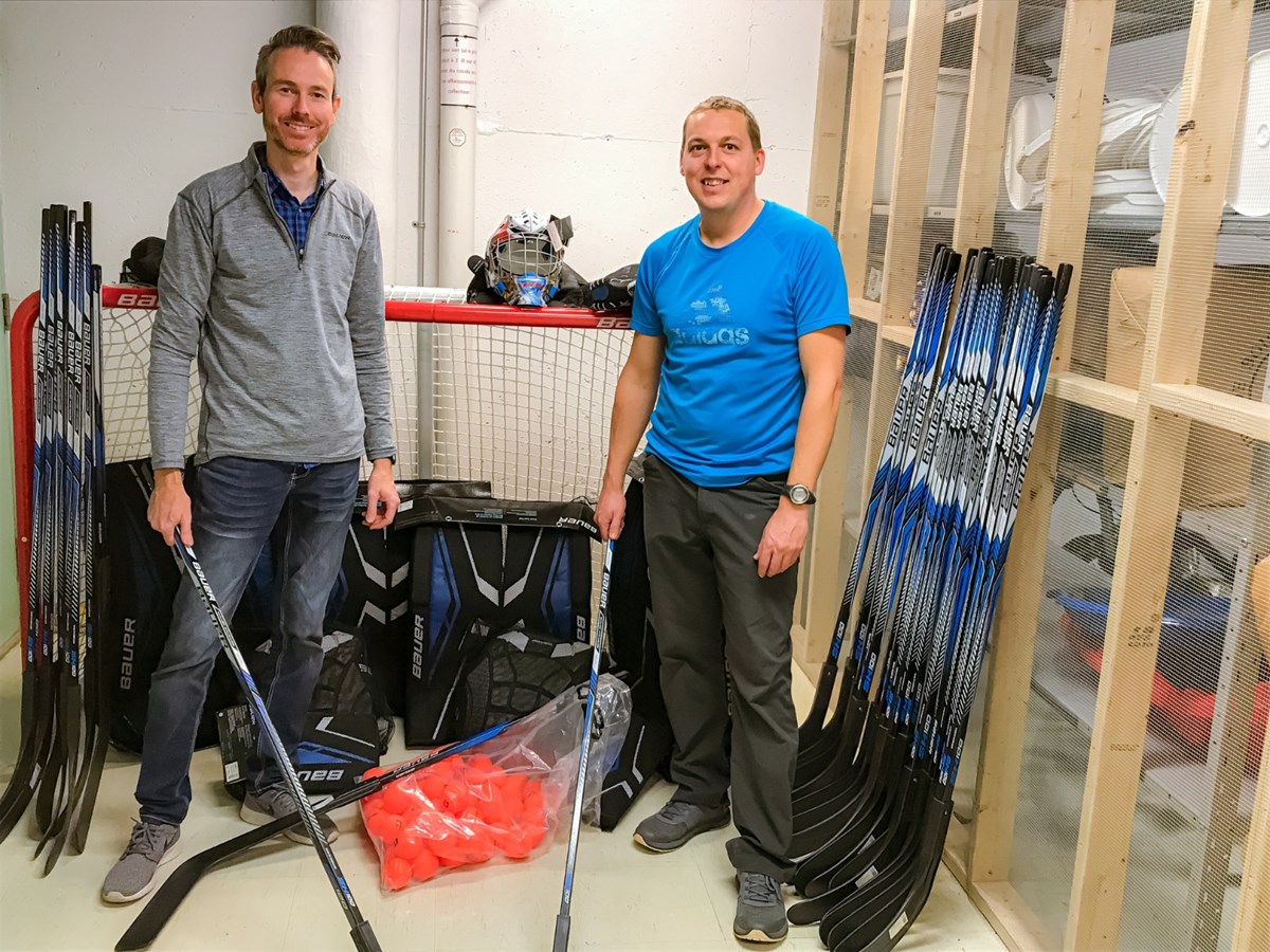 De jeunes joueurs de hockey choyés par Bauer Chaudière-Appalaches