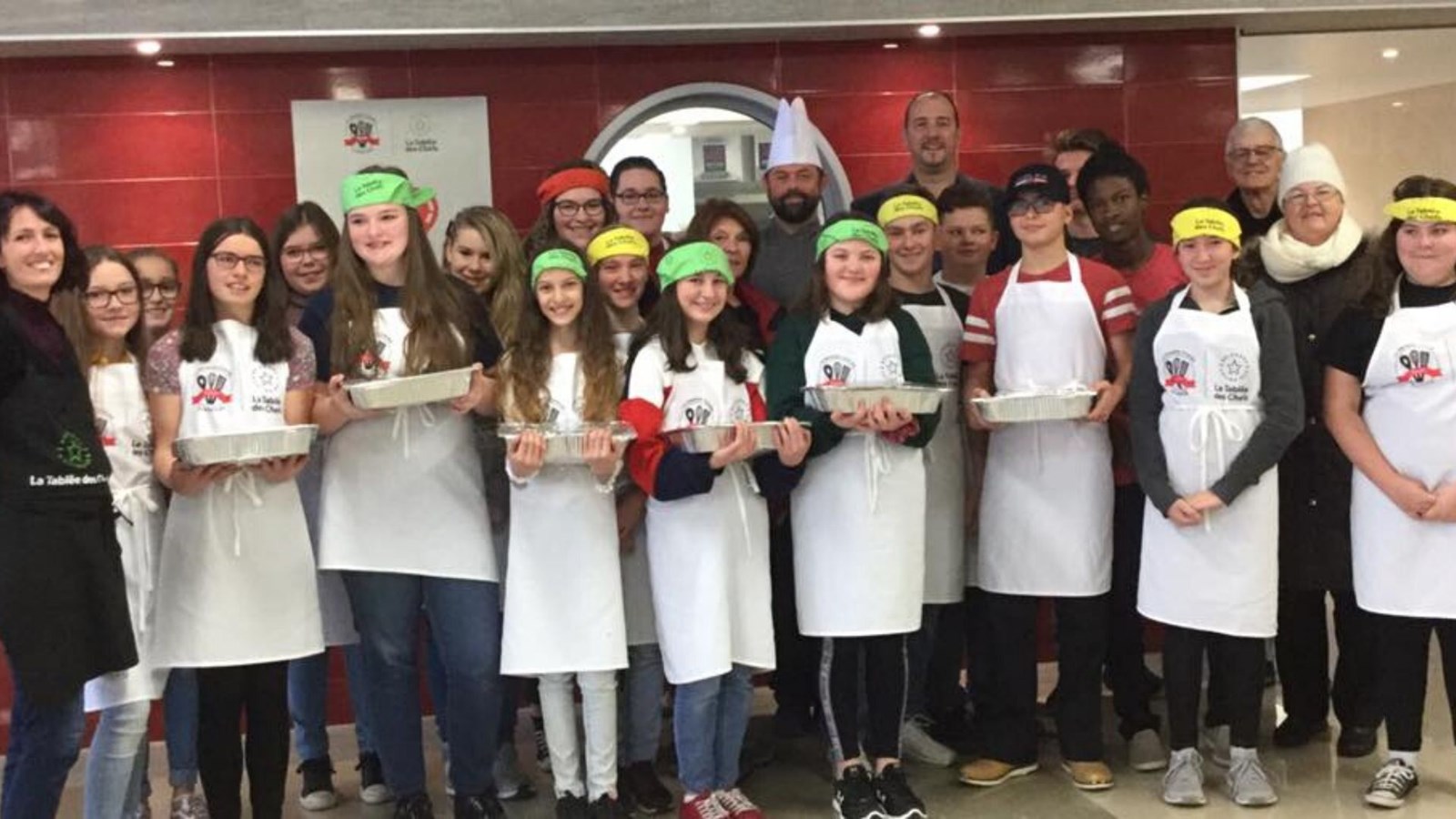 La Brigade Culinaire de la polyvalente des Abénaquis de Saint-Prosper