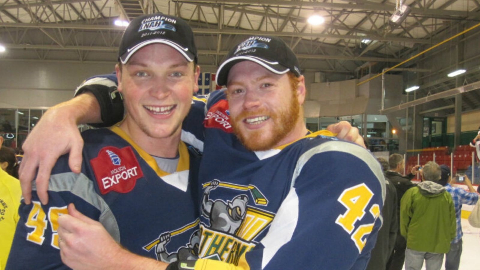 Mathieu Létourneau, Guillaume Létourneau et Junior Lessard (LNAH)