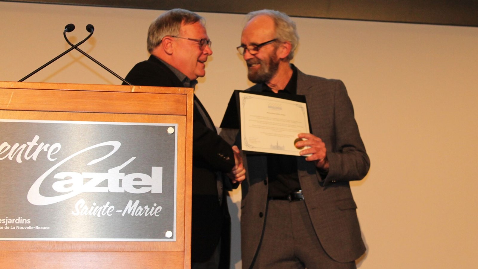 Luc Provençal et Russell Gilbert
