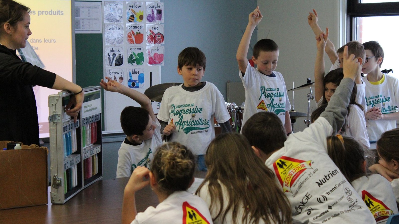 Les enfants ont participé à six activités ludiques.