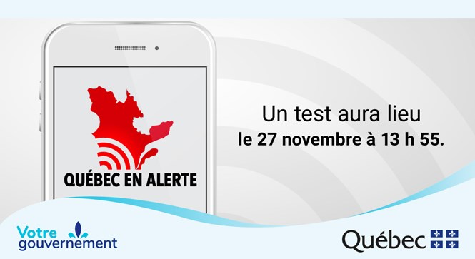 Pas de panique : test d'alerte cet après-midi